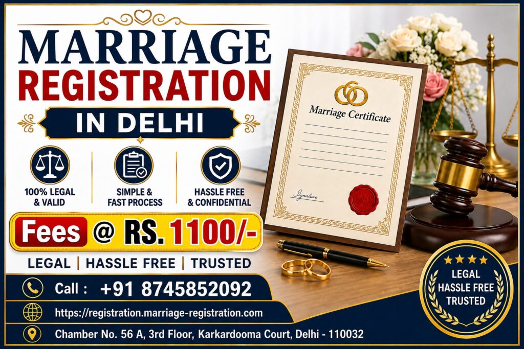 Marriage Registration in Delhi